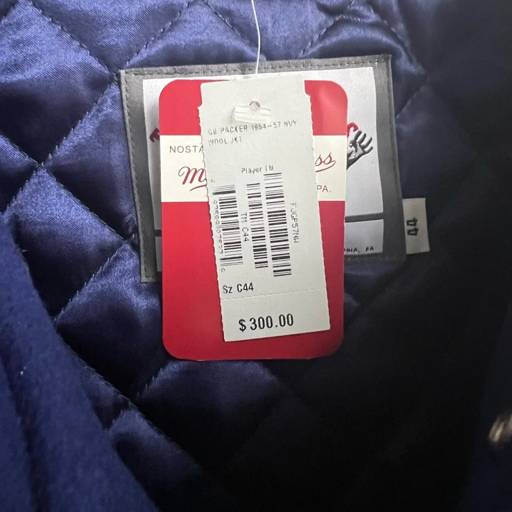 NWT Mitchell and Ness GREEN BAY PACKER ACME THROWBACK WINTER WOOL COAT - Picture 8 of 8